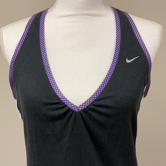 🌿3/$18🌿NIKE DRI-FIT Ribbed V-Neck Razorback Tank - Picture 2 of 11